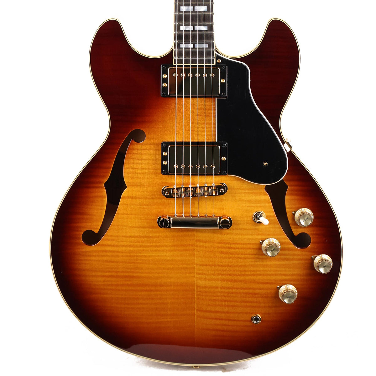 Yamaha SA2200 Semi-Hollow Violin Sunburst — 1