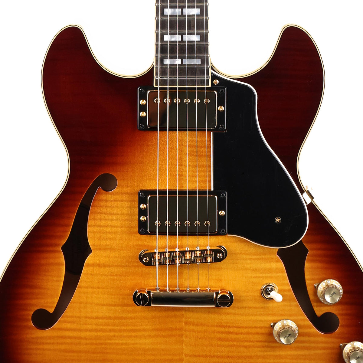 Yamaha SA2200 Semi-Hollow Violin Sunburst — 6