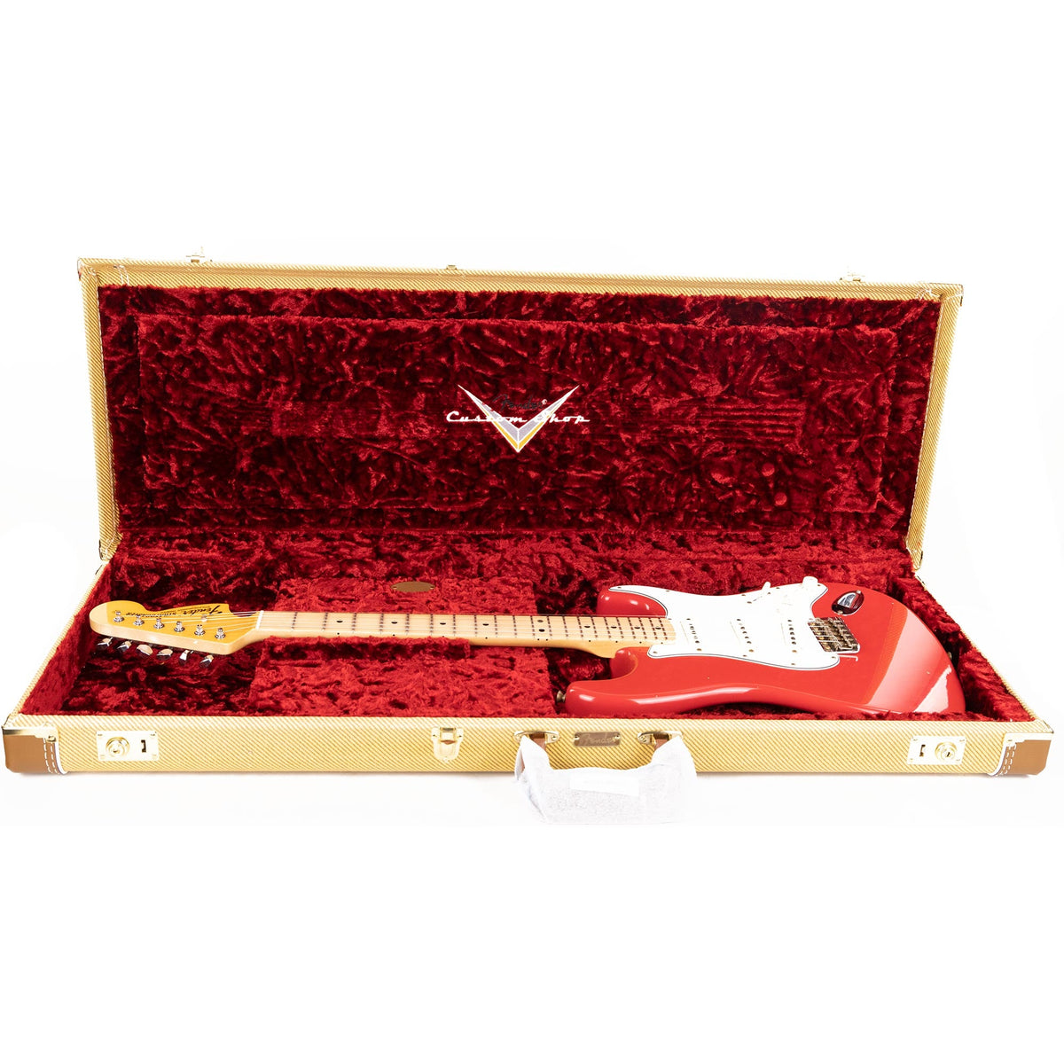 Fender Custom Shop 1969 Stratocaster Journeyman Relic Super Faded Aged Seminole Red Used — 9