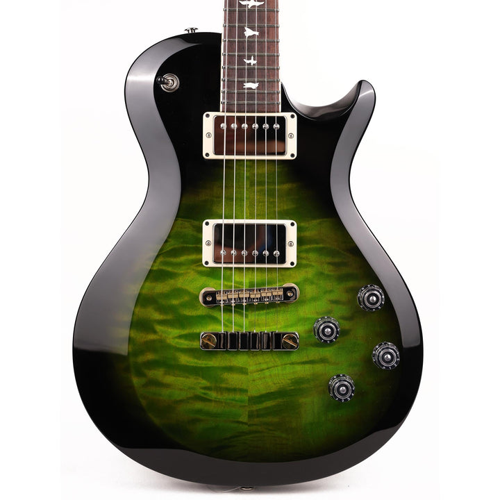 PRS S2 McCarty 594 Singlecut Quilt Top Music Zoo Exclusive Emerald Green with Black Wrap Burst