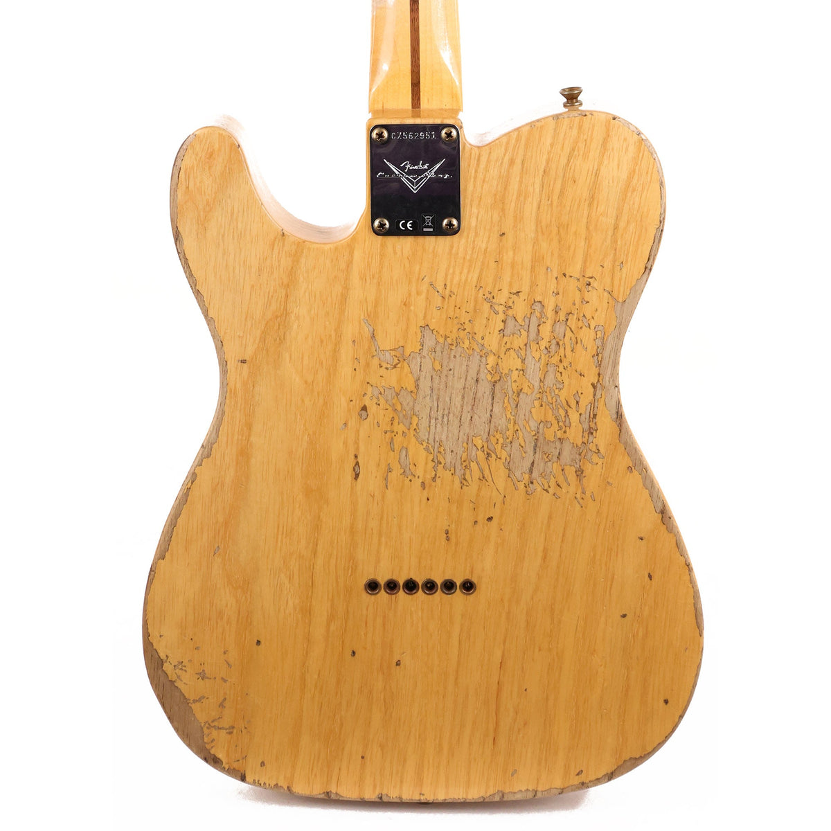 Fender Custom Shop 1958 Telecaster Heavy Relic Aged Natural Used — 6