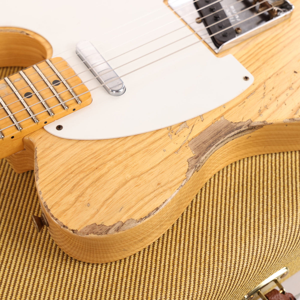 Fender Custom Shop 1958 Telecaster Heavy Relic Aged Natural Used — 7
