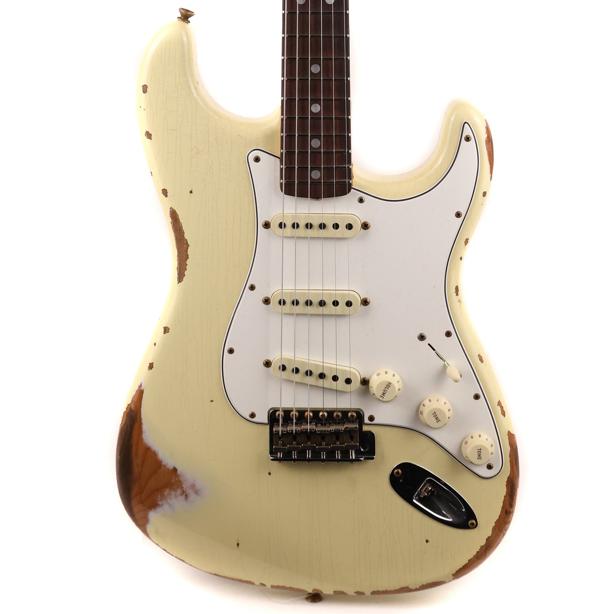 Fender Custom Shop 1967 Stratocaster Aged Vintage White Heavy
