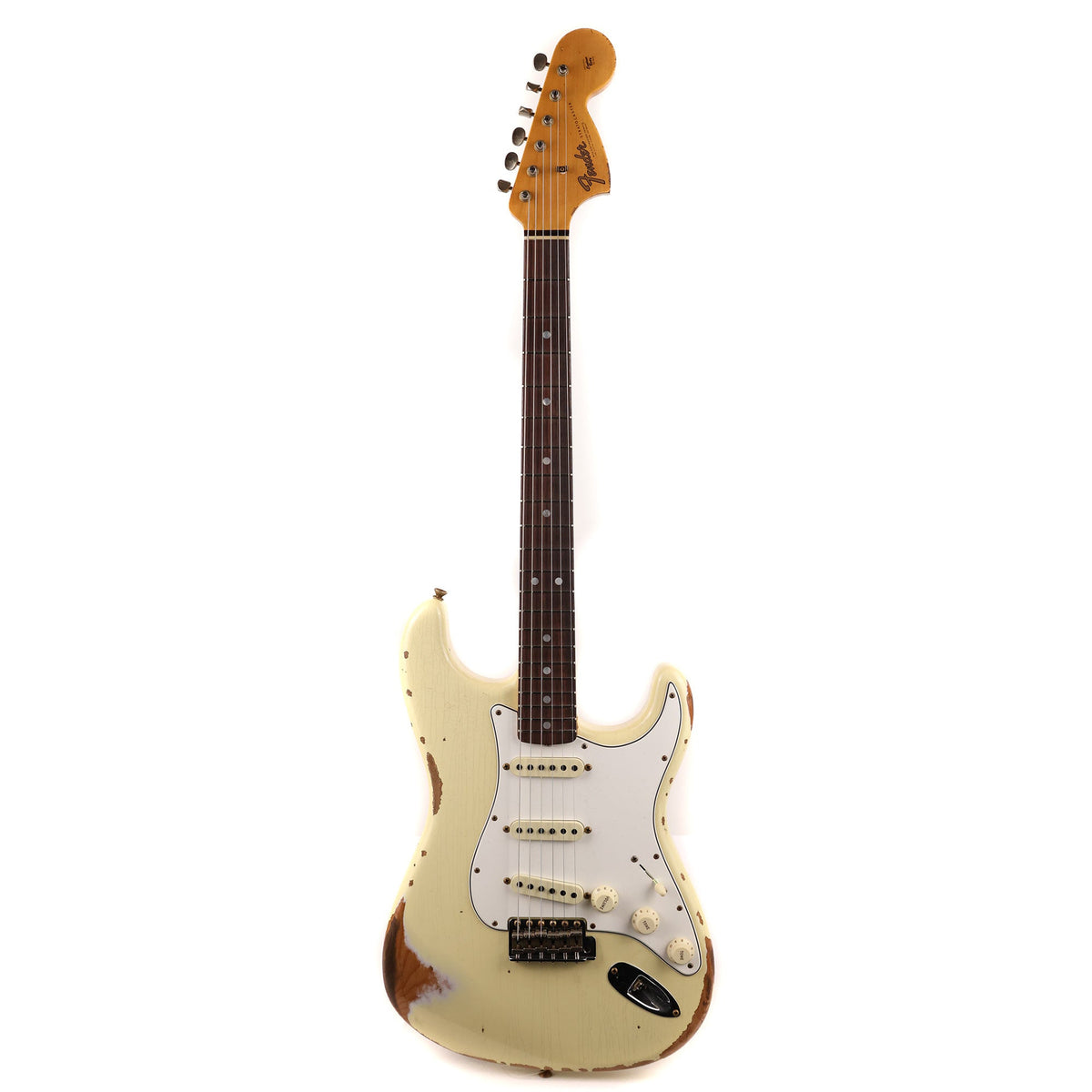 Fender Custom Shop 1967 Stratocaster Aged Vintage White Heavy Relic — 2