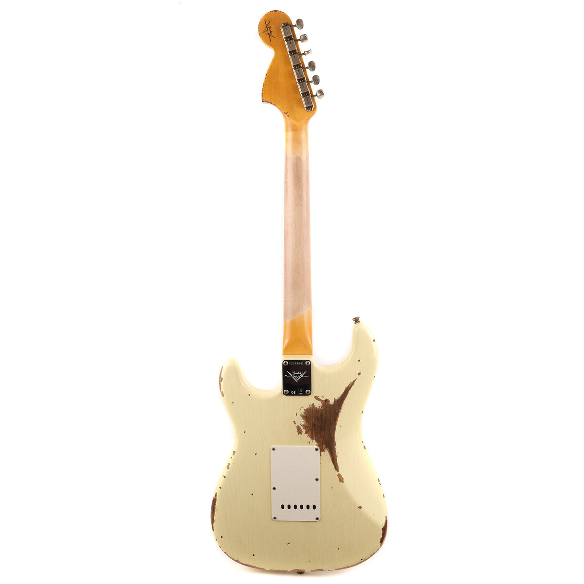 Fender Custom Shop 1967 Stratocaster Aged Vintage White Heavy Relic — 3