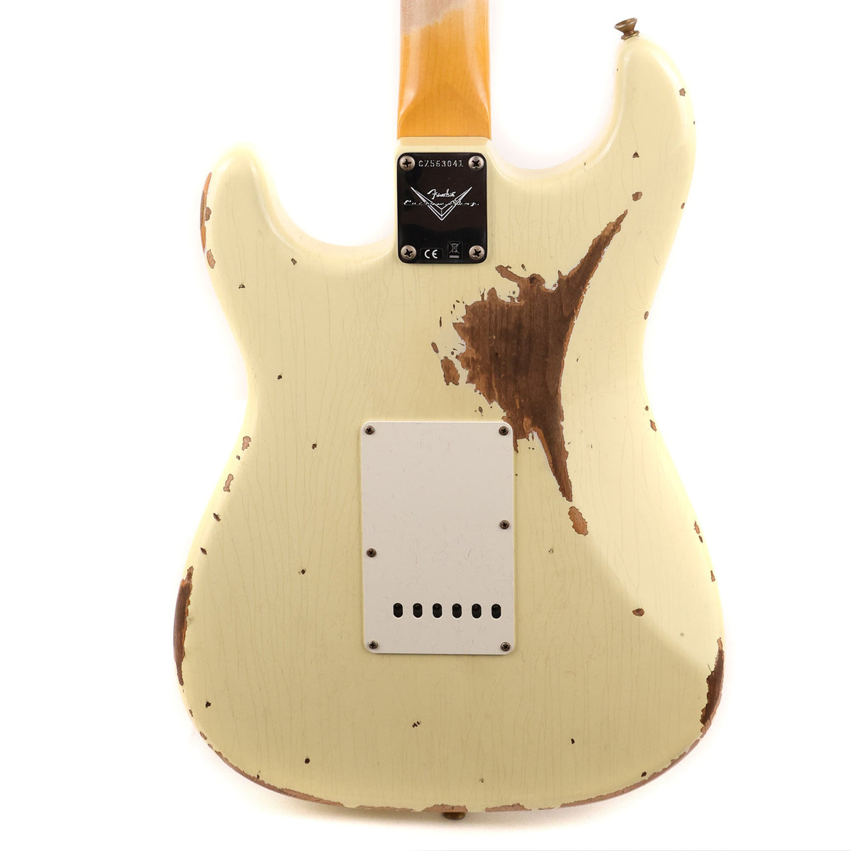 Fender Custom Shop 1967 Stratocaster Aged Vintage White Heavy Relic — 6