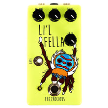 Fuzzrocious Li'l Fella Overdrive Effect Pedal Neon Yellow