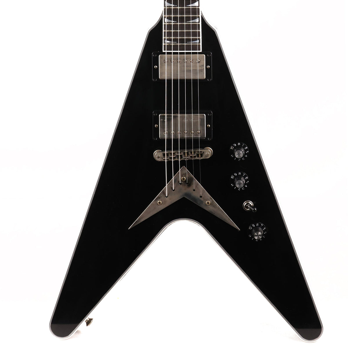 Gibson Custom Shop Dave Mustaine Flying V EXP Limited Edition Ebony VOS — 1