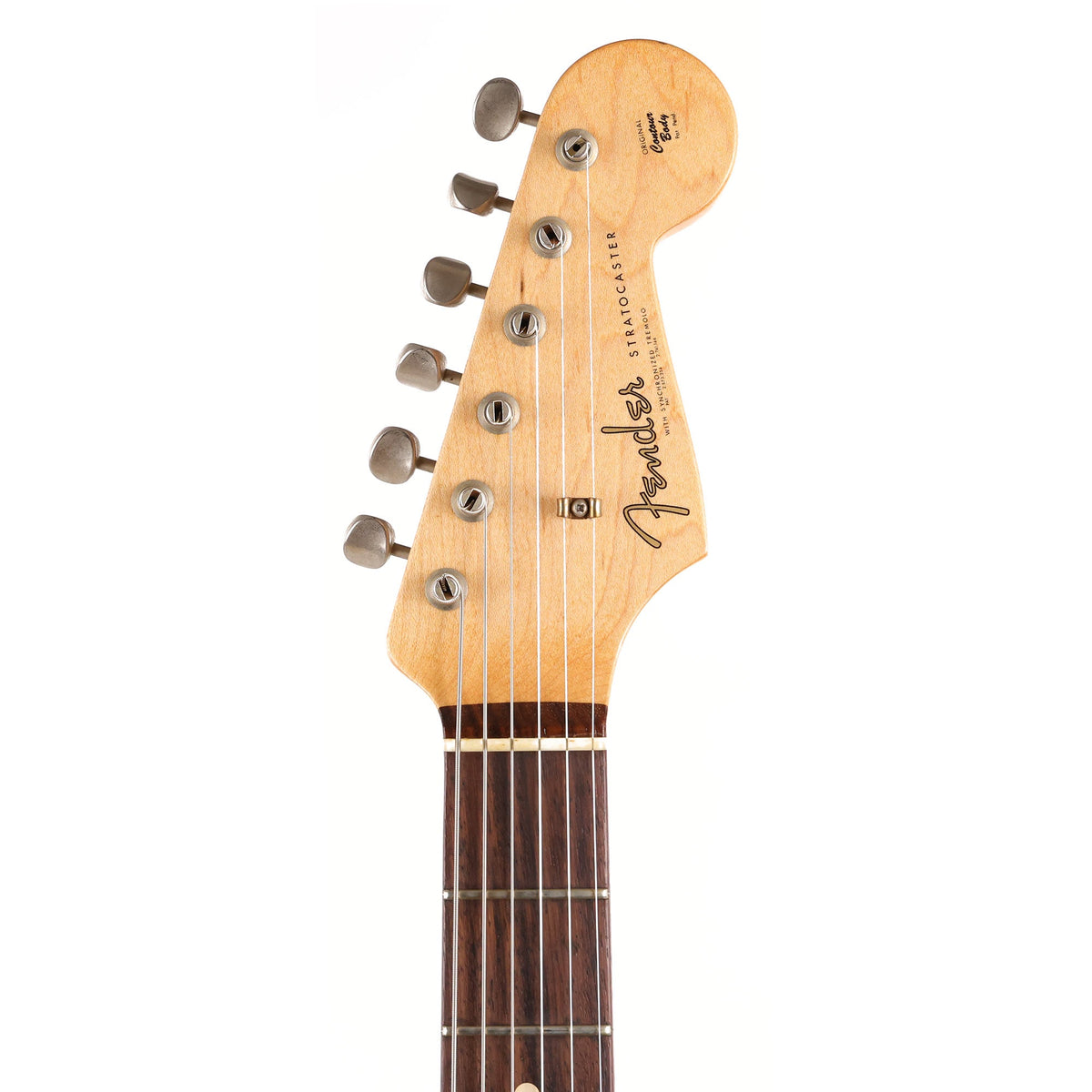 Fender Custom Shop 1960 Stratocaster NoNeck Music Zoo Exclusive Journeyman Relic Aged Vintage White 2017 — 4