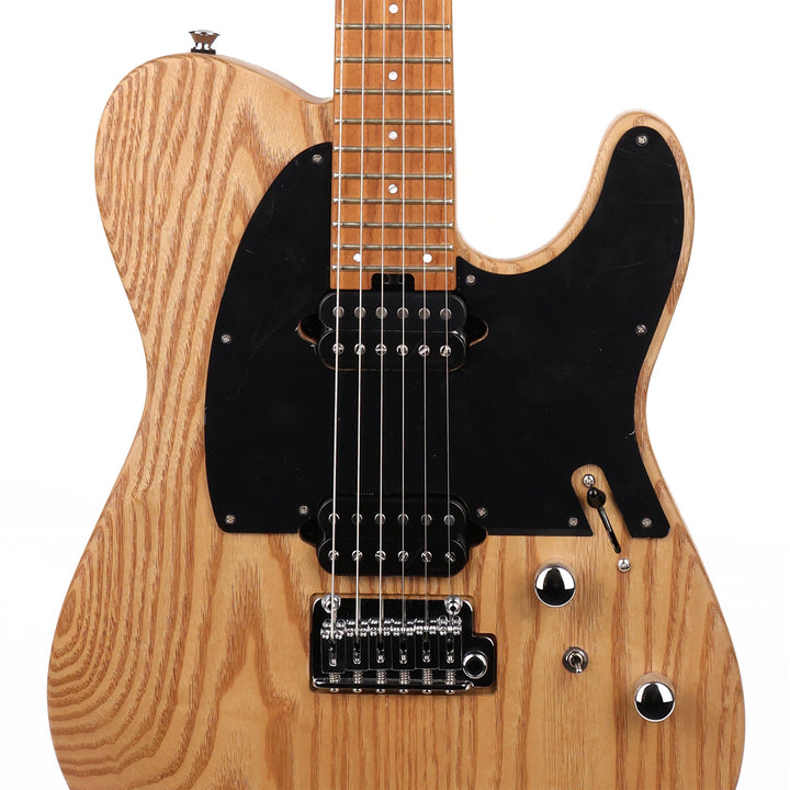 Charvel Pro-Mod So-Cal Style 2 24 HH 2PT CM Ash Caramelized Maple Fingerboard Natural Ash Repaired