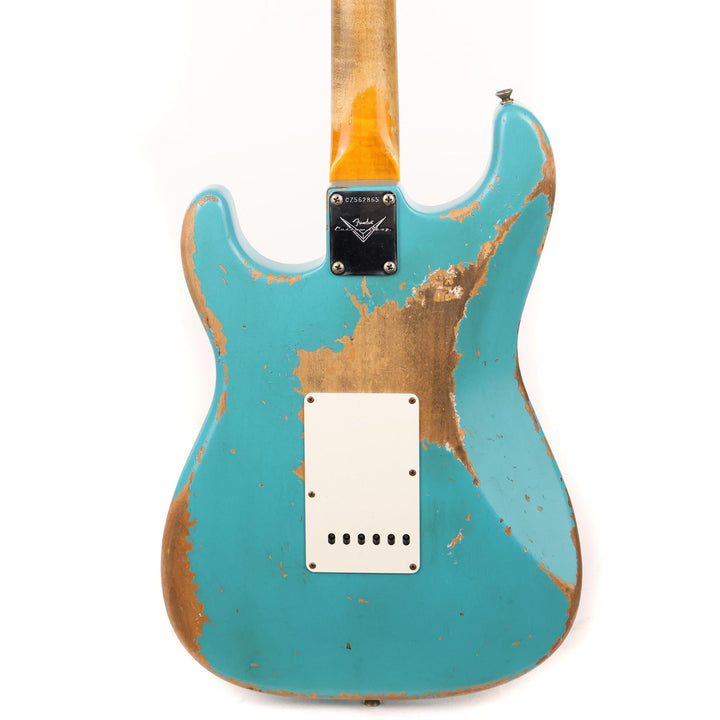 Fender Custom Shop Dual Mag II Stratocaster Super Heavy Relic Faded Aged Taos Turquoise Used