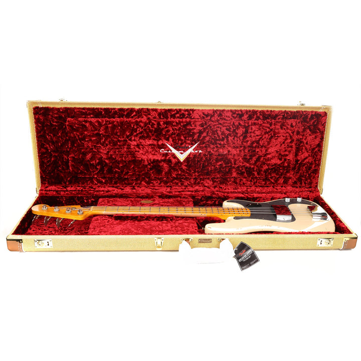 Fender Custom Shop 1958 Precision Bass Relic Faded Desert Sand