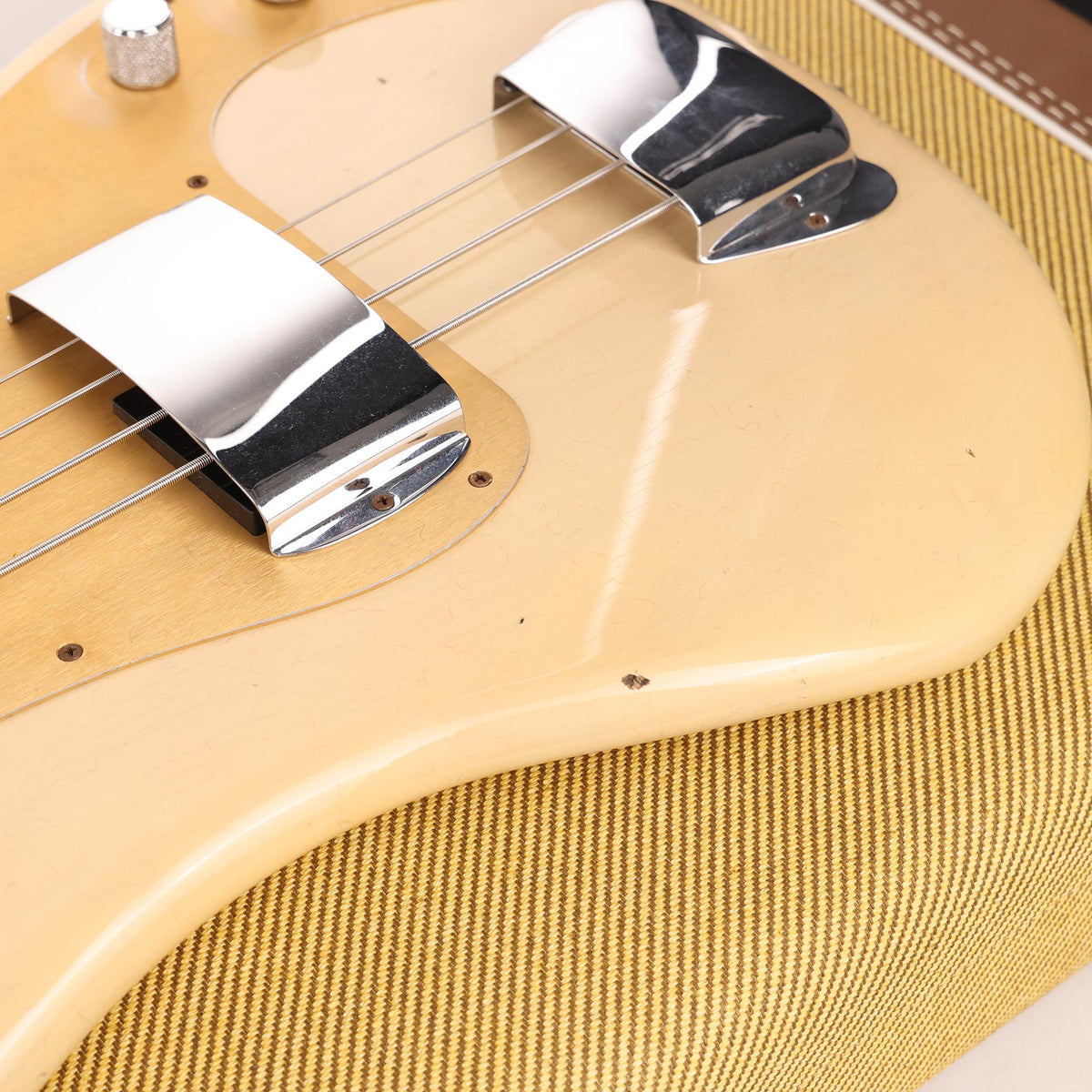 Fender Custom Shop 1959 Precision Bass Journeyman Relic Faded Aged Vintage Blonde — 8
