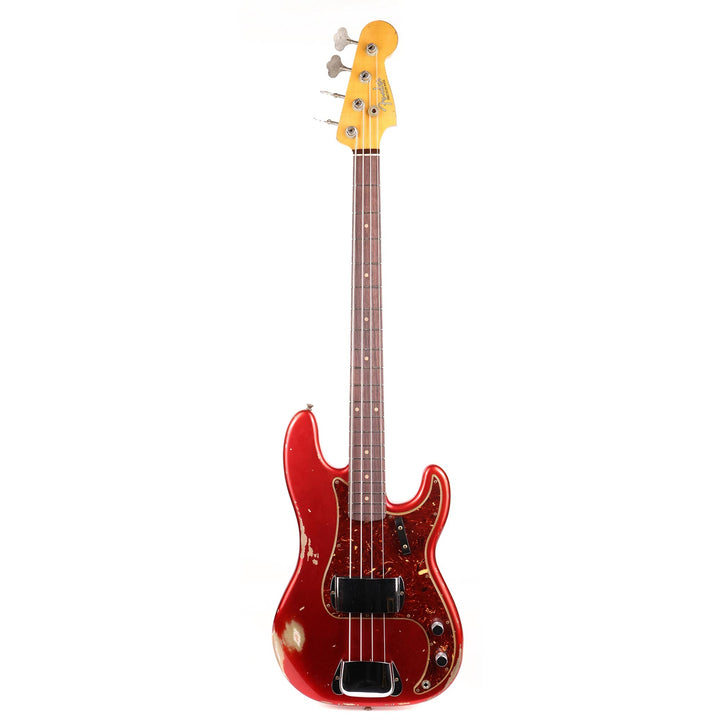 Fender Custom Shop 1960 Precision Bass Heavy Relic Faded Aged Candy Apple Red
