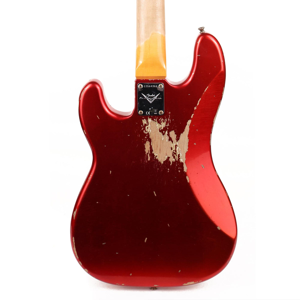 Fender Custom Shop 1960 Precision Bass Heavy Relic Faded Aged Candy Apple Red — 6