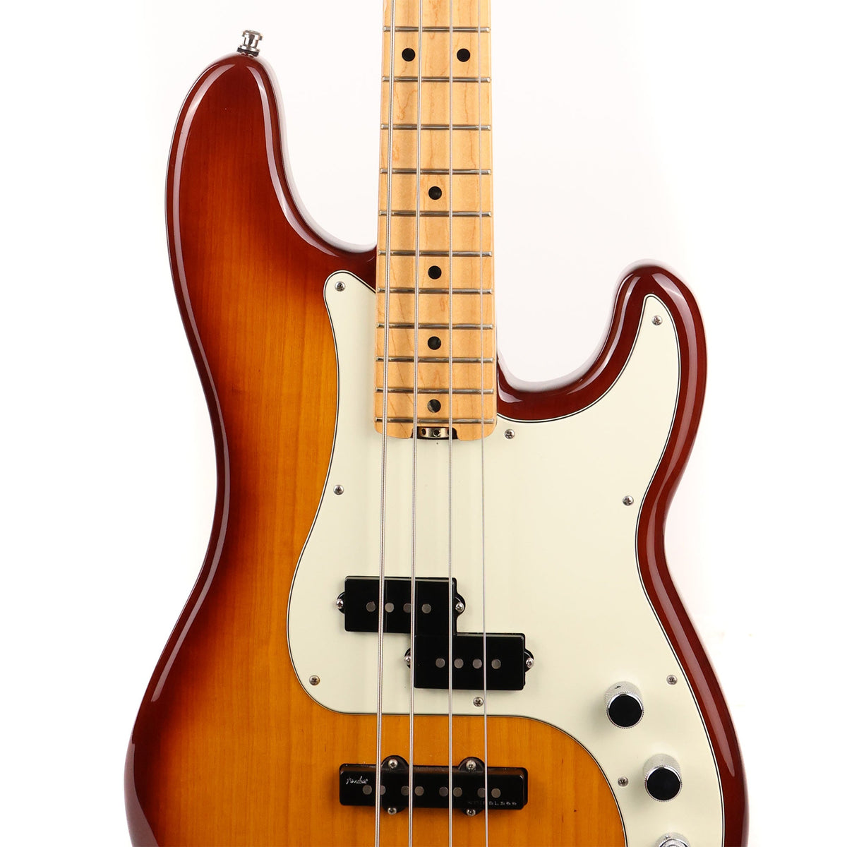 Fender American Elite Precision Bass Tobacco Sunburst 2016 — 6