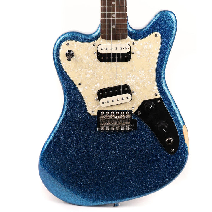 Squier Paranormal Series Super-Sonic Blue Sparkle Used