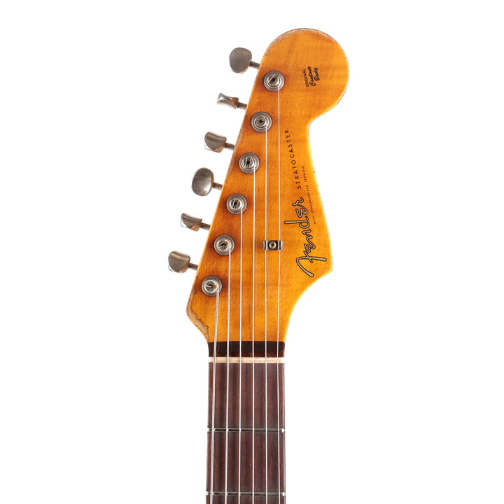 Fender Custom Shop Dual Mag II Stratocaster Super Heavy Relic Super Faded Aged Burgundy Mist Metallic Used