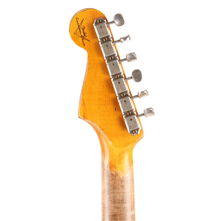 Fender Custom Shop Dual Mag II Stratocaster Super Heavy Relic Super Faded Aged Burgundy Mist Metallic Used