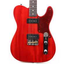 Feder Custom Shop Michigan Mahogany P-90 Telecaster Super Faded Crimson Transparent
