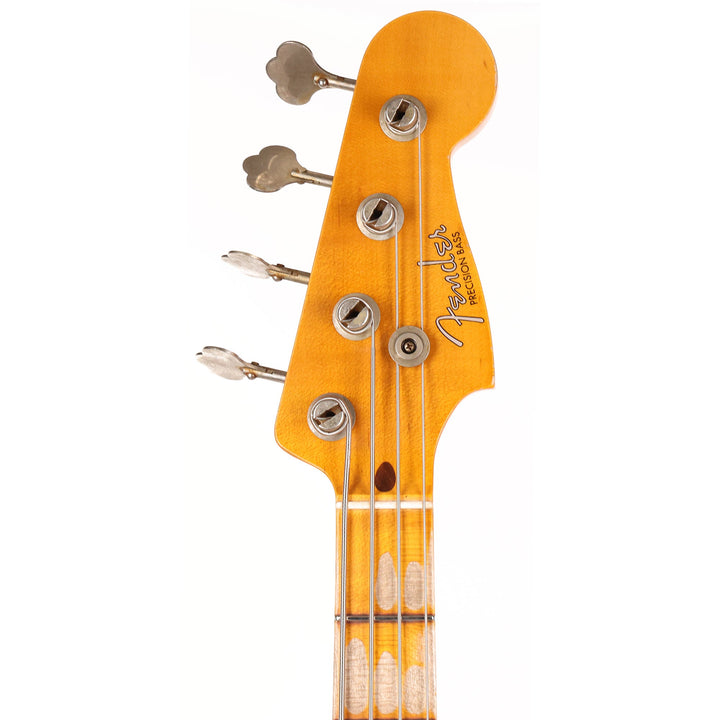 Fender Custom Shop 1958 Precision Bass Relic Aged Shoreline Gold over Chocolate 3-Tone Sunburst