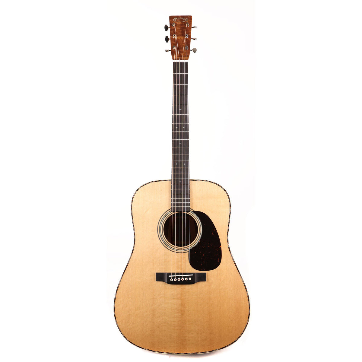 Martin Custom Shop Super D Dreadnought High Flame Koa Acoustic Guitar Used — 2