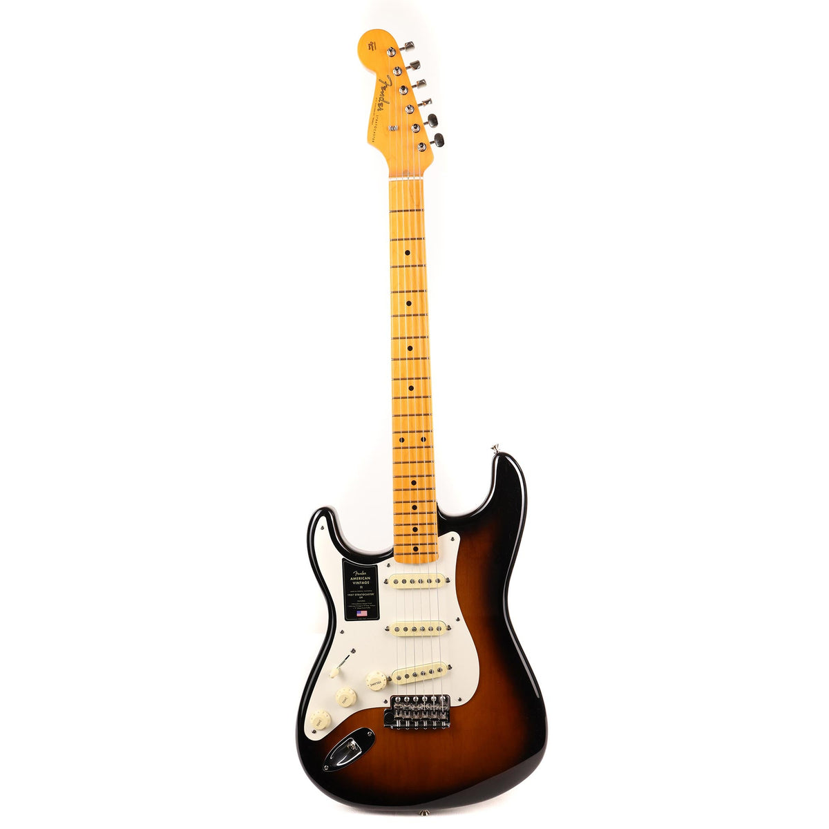 Fender American Vintage II 1957 Stratocaster Left-Handed 2-Tone Sunburst Used — 2