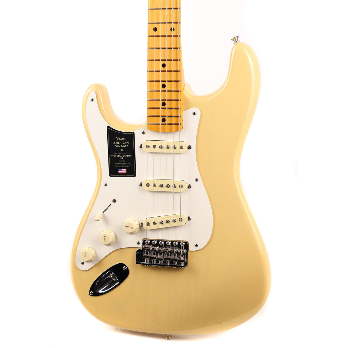 Fender American Vintage II 1957 Stratocaster Vintage Blonde Left-Handed — 7