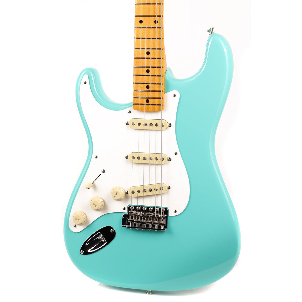 Fender American Vintage II 1957 Stratocaster Left-Handed Seafoam Green Used — 7