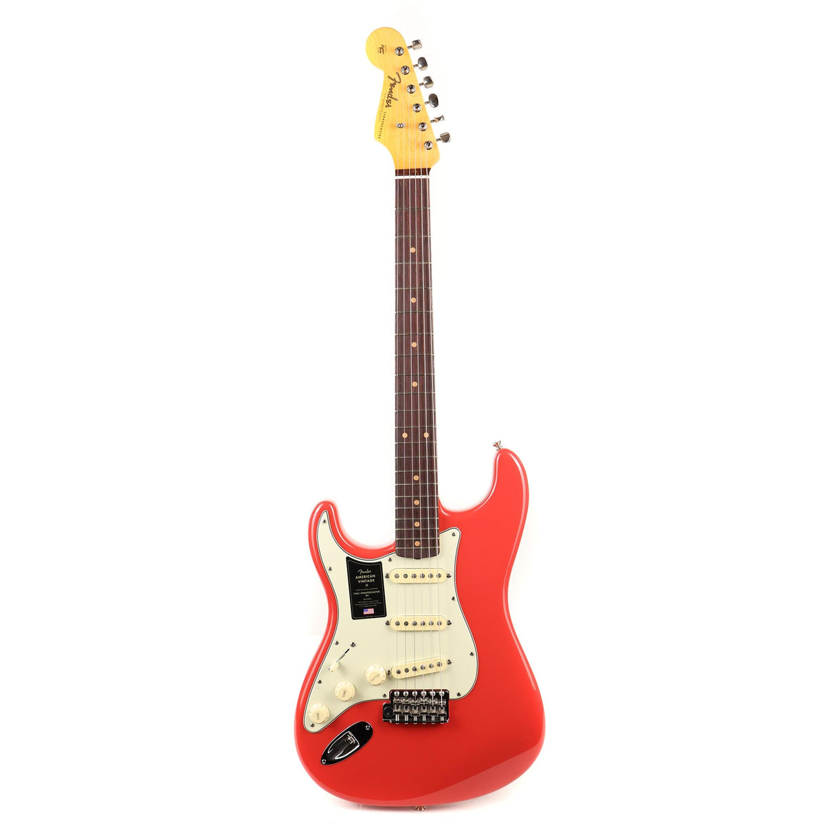 Fender American Vintage II 1961 Stratocaster Left-Handed Fiesta Red — 2
