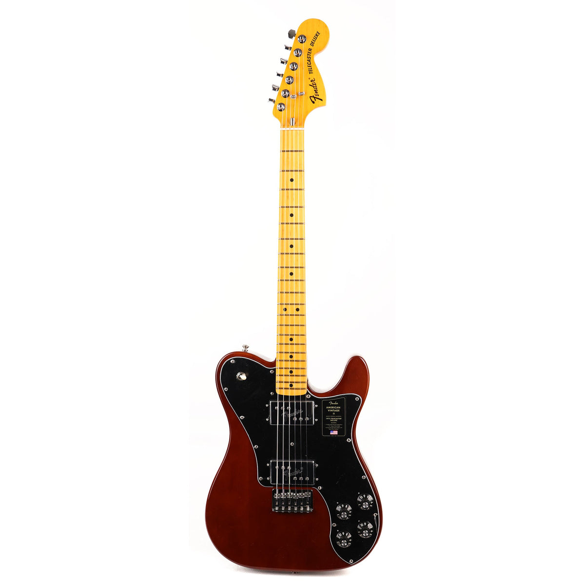 Fender American Vintage II 1975 Telecaster Deluxe Mocha Used — 2
