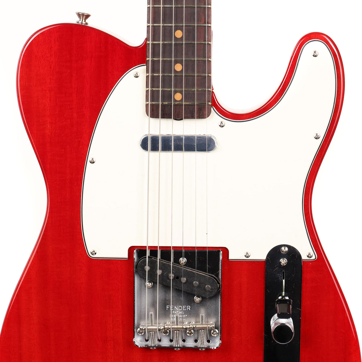 Fender American Vintage II 1963 Telecaster Crimson Red Transparent — 6