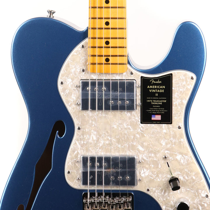 Fender American Vintage II 1972 Telecaster Thinline Lake Placid Blue
