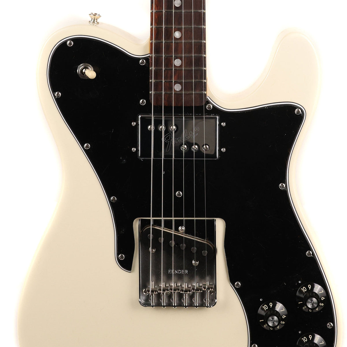 Fender American Vintage II 1977 Telecaster Custom Olympic White Used — 6