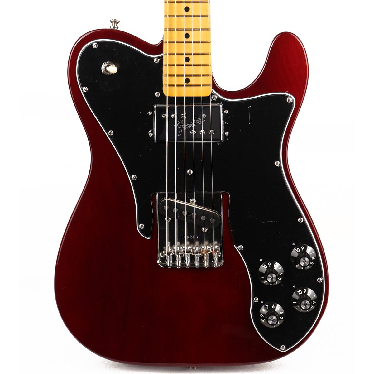 Fender American Vintage II 1977 Telecaster Custom Wine Used — 1