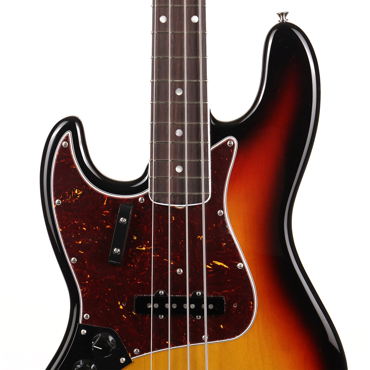 Fender American Vintage II 1966 Jazz Bass Left-Handed 3-Tone Sunburst Used — 6