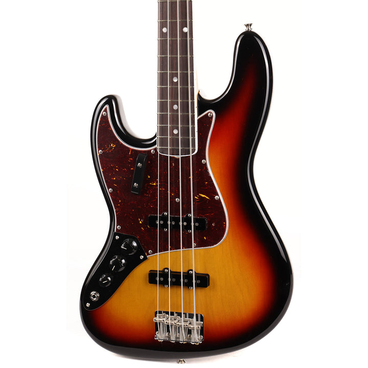 Fender American Vintage II 1966 Jazz Bass Left-Handed 3-Tone Sunburst Used