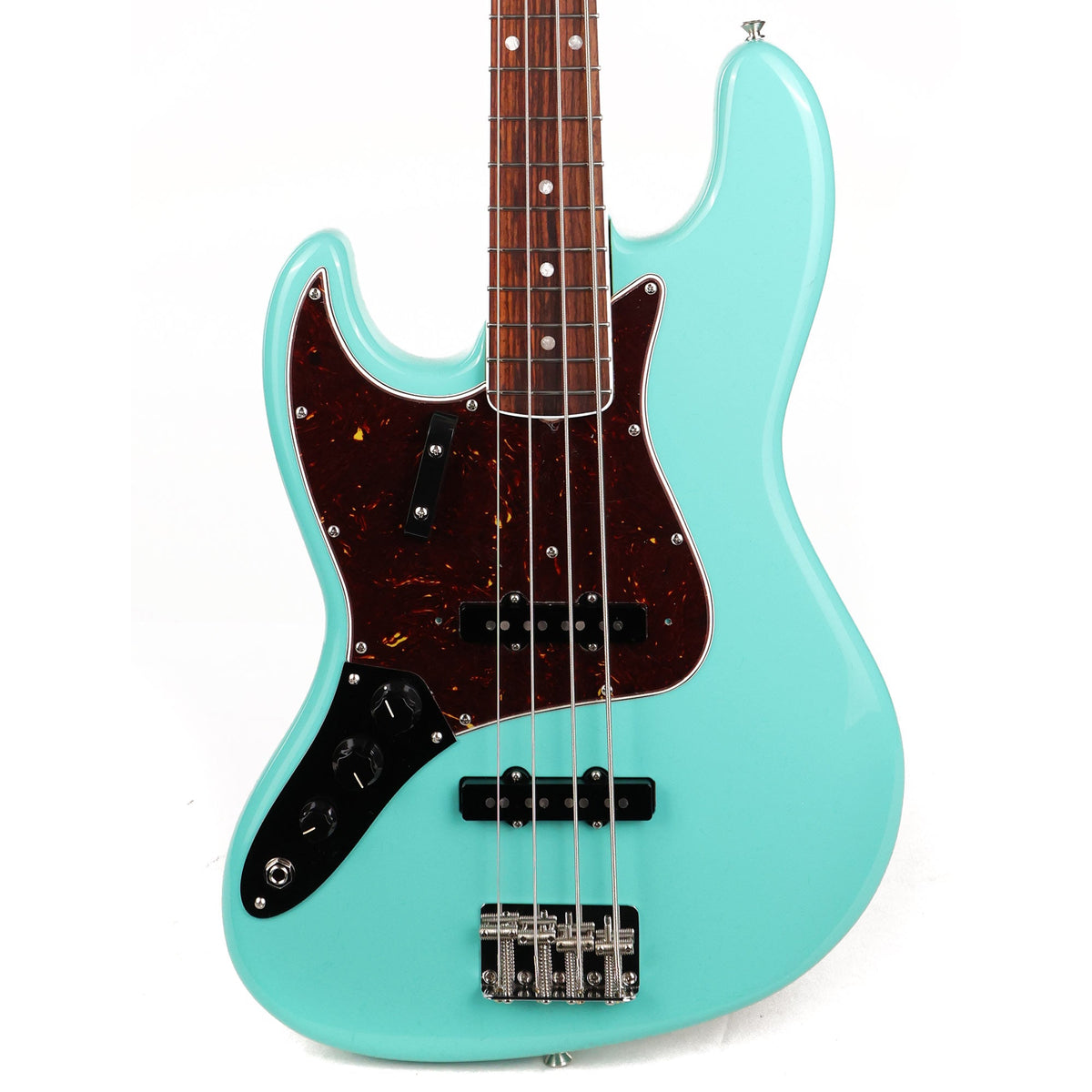 Fender American Vintage II 1966 Jazz Bass Left-Handed Sea Foam Green Used — 1