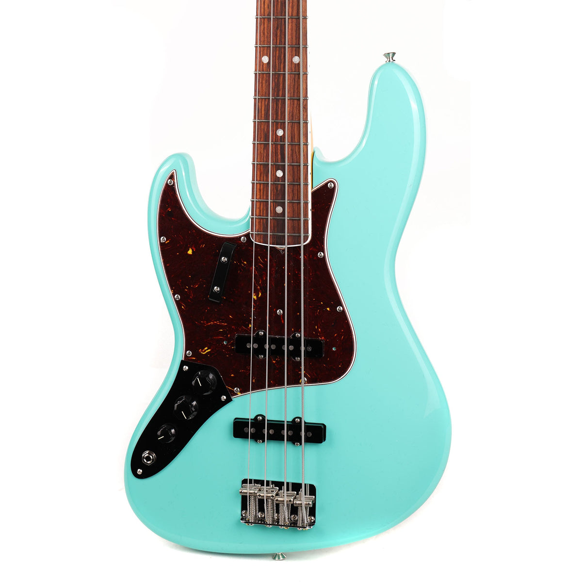 Fender American Vintage II 1966 Jazz Bass Left-Handed Sea Foam Green Used — 6