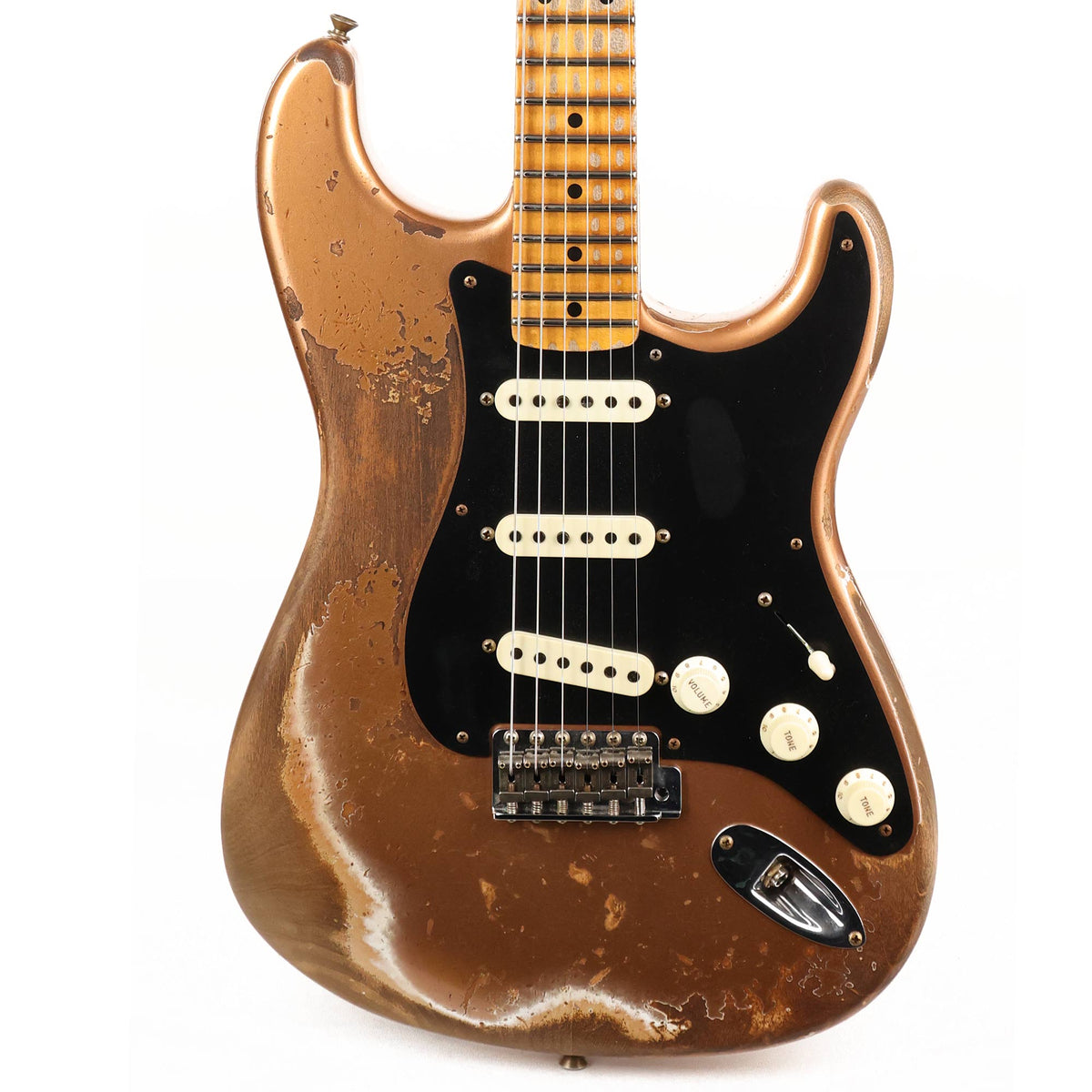 Fender Custom Shop Poblano Stratocaster Super Heavy Relic Super Faded Aged Copper Used — 1