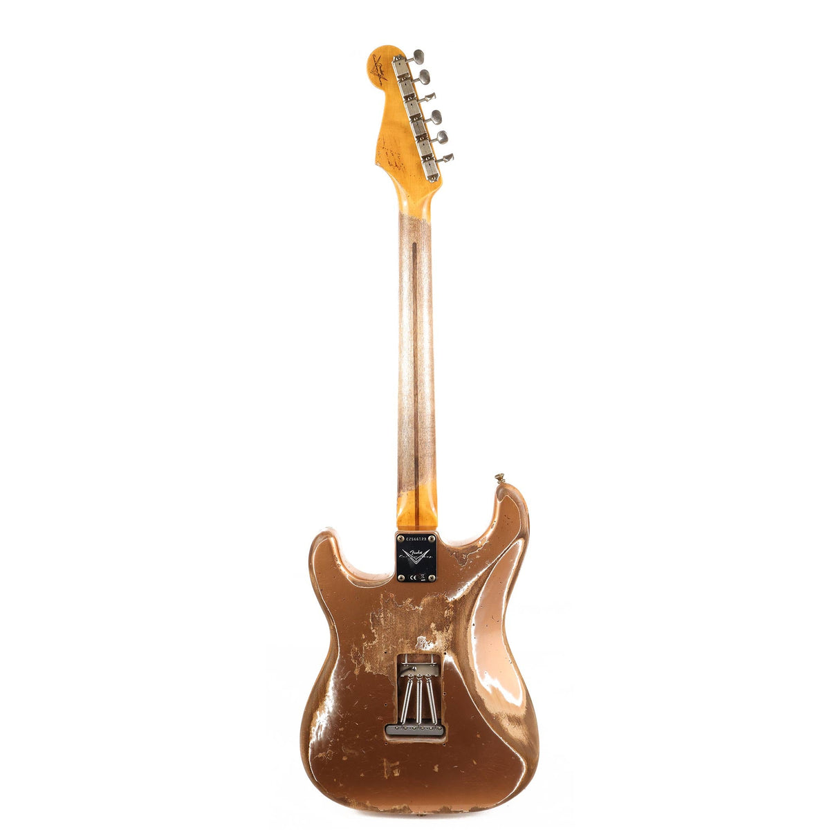 Fender Custom Shop Poblano Stratocaster Super Heavy Relic Super Faded Aged Copper Used — 3