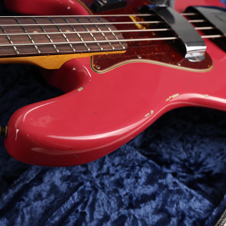 Fender Custom Shop 1960 Jazz Bass Relic Faded Aged Dakota Red Used