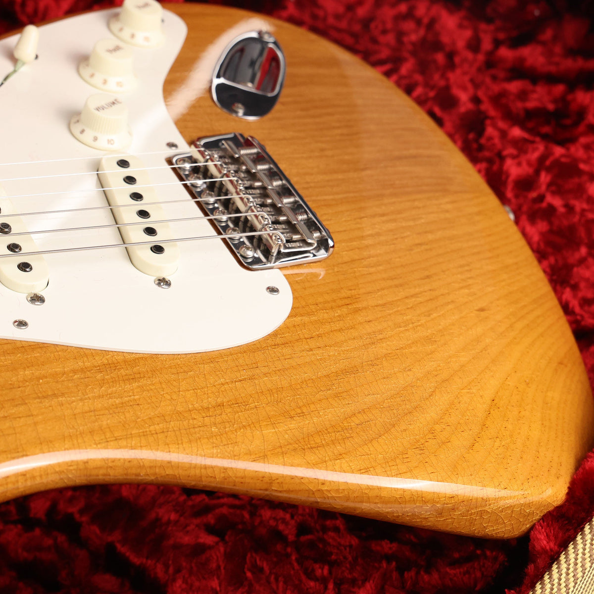 Fender Custom Shop Roasted Pine Stratocaster Aged Natural — 9