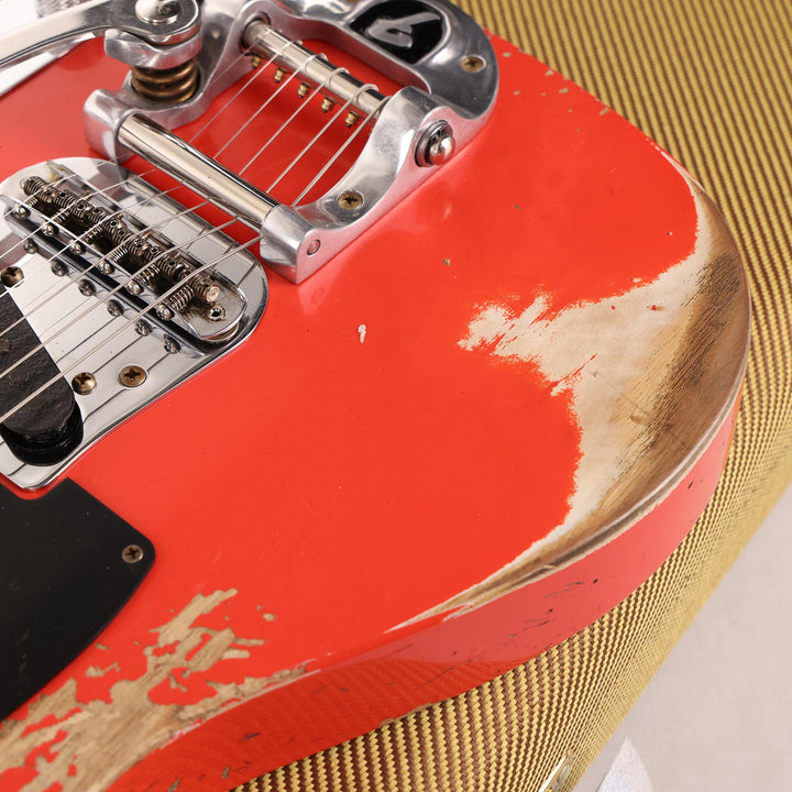Fender Custom Shop CuNiFe Blackguard Telecaster Heavy Relic Faded Orange
