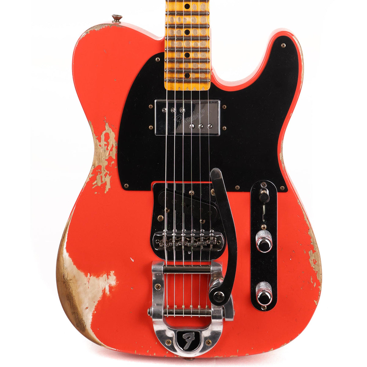 Fender Custom Shop CuNiFe Blackguard Telecaster Heavy Relic Faded Orange — 1