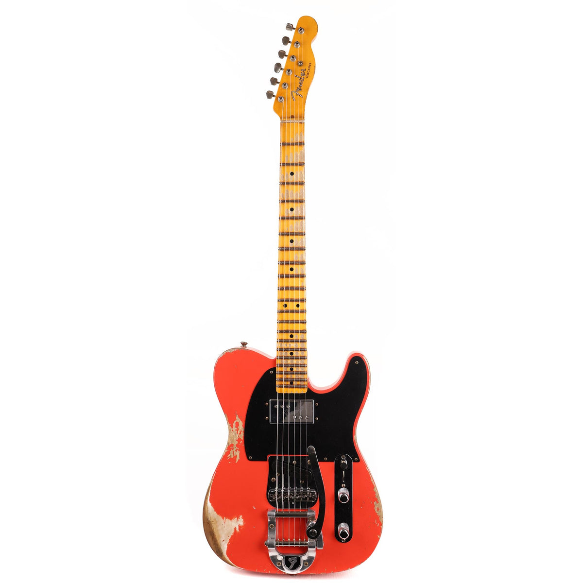 Fender Custom Shop CuNiFe Blackguard Telecaster Heavy Relic Faded Orange — 2