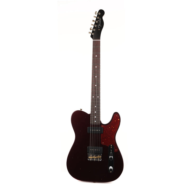 Fender Custom Shop Michigan Mahogany P-90 Telecaster Journeyman Relic Oxblood