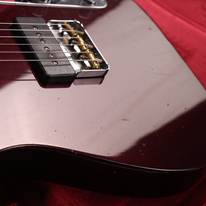 Fender Custom Shop Michigan Mahogany P-90 Telecaster Journeyman Relic Oxblood