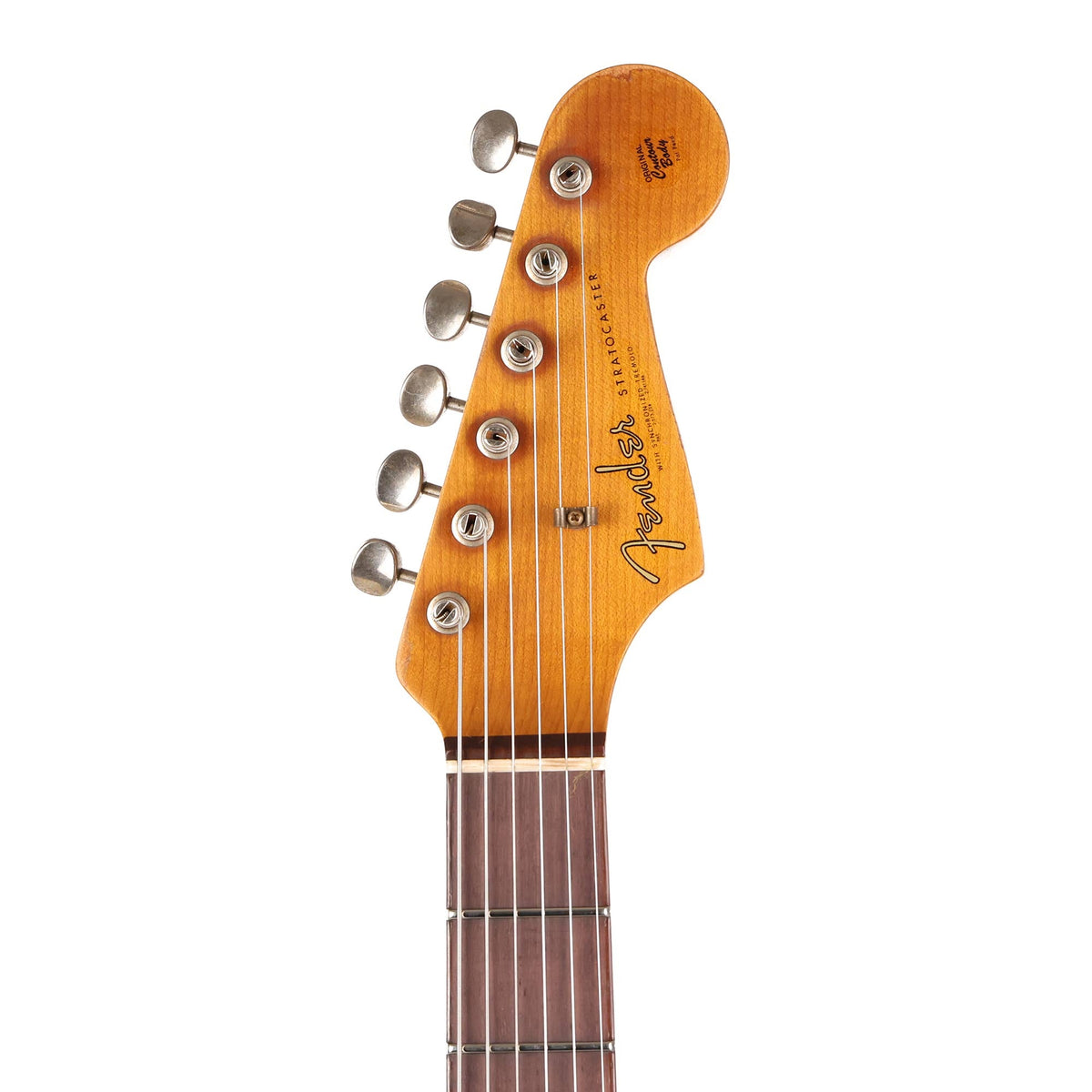 Fender Custom Shop Poblano Stratocaster Super Heavy Relic Super Faded Aged Daphne Blue — 4