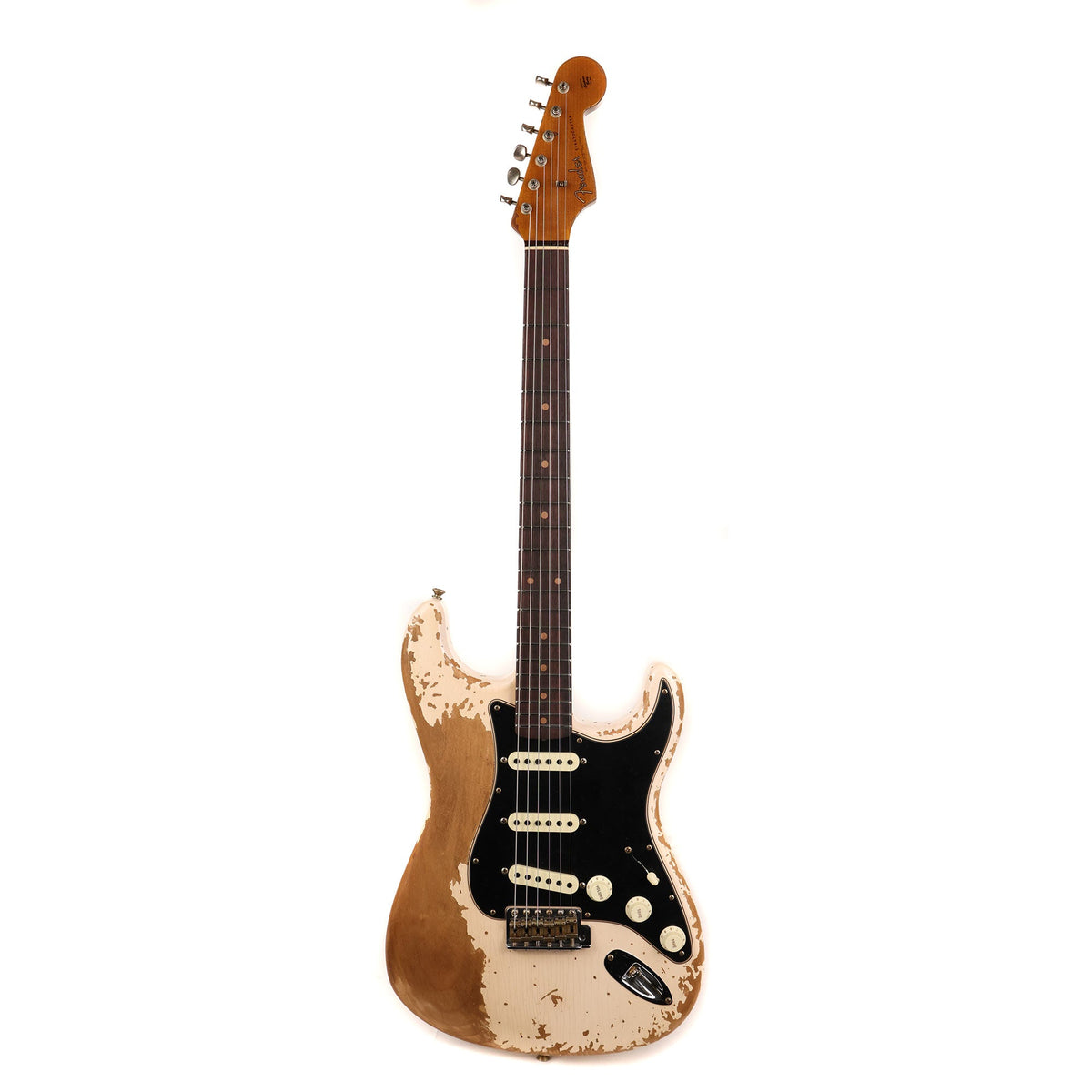 Fender Custom Shop Poblano Stratocaster Super Heavy Relic Super Faded Aged Shell Pink — 2